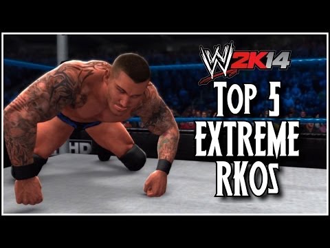WWE 2K14 - Top 5 EXTREME RKOs By Randy Orton! (WWE 2K14 Countdown...