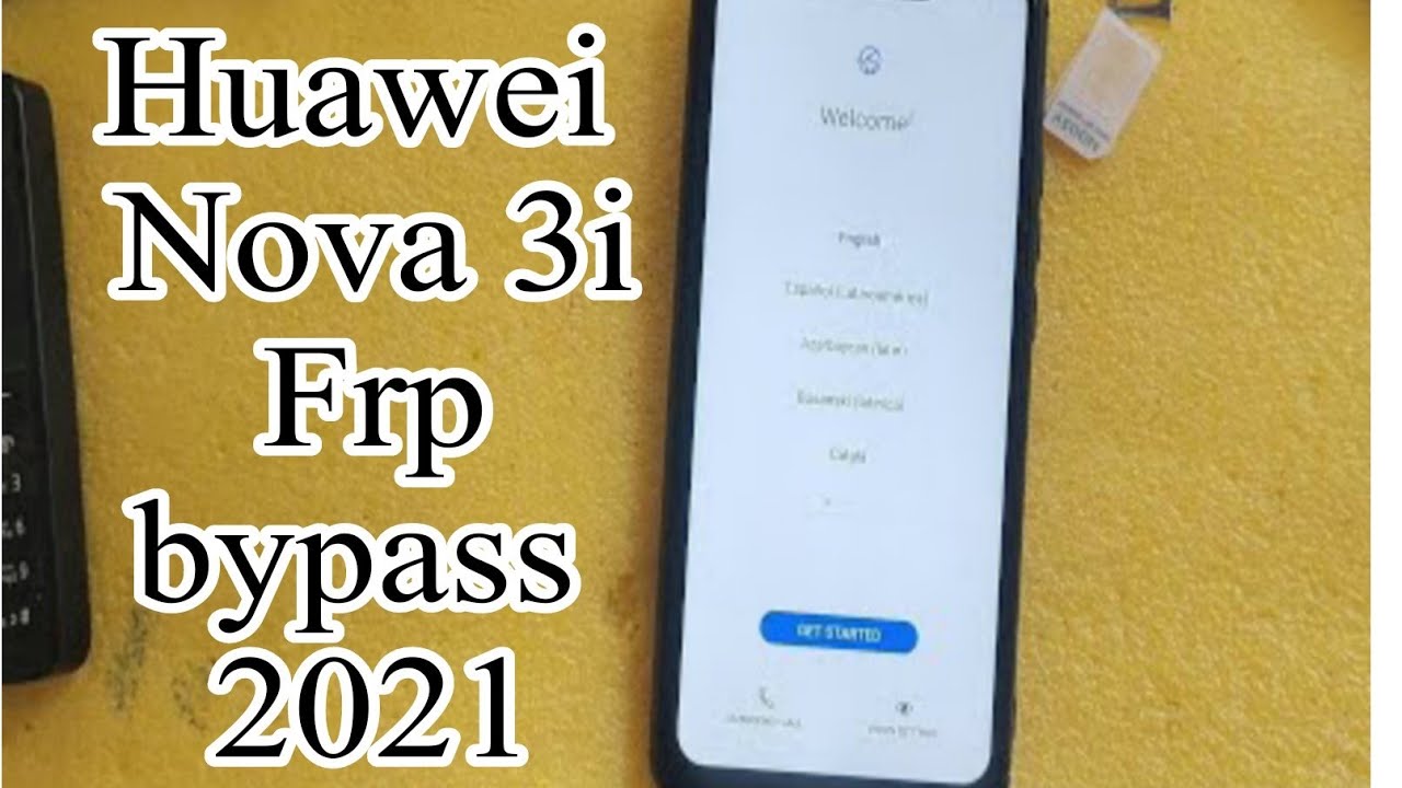 Huawei Nova 3i FRP Bypass INE-LX1 Google Account Remove Huawei Nova 3i FRP Bypass INE-LX1 Google Account Remove