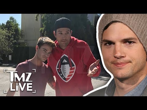 Ashton Kutcher Hits Guy On Scooter! | TMZ Live