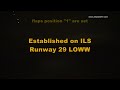 Airbus A320 pilots' view ILS Approach CAT III LOWW-VIE in bad weather
