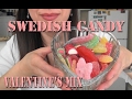 SassEsnacks ASMR | Swedish Candy | Valentine's Day | Sockerbit | Scandinavian Sweets | Eating Sounds