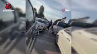 Kadın Sürücü, 2 Çocuğunun Yanında Saldırıya Uğradı