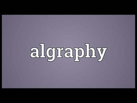 Header of algraphy