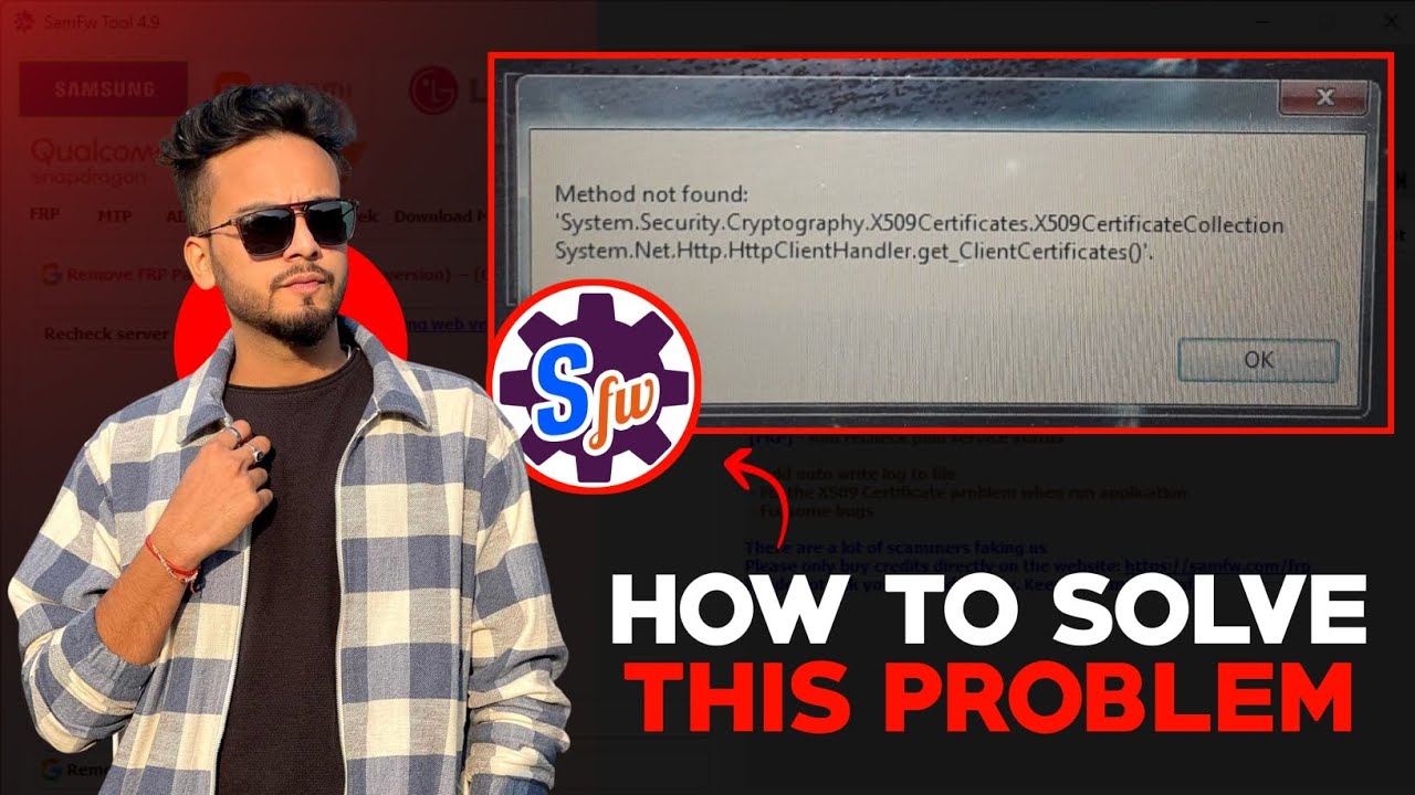 Samfw Tool Not Working In Windows 7 || Method Not Found Samfw Tool Not Working In Windows 7 || Method Not Found