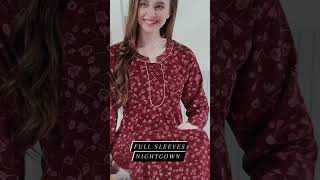 Full Sleeves Nighty - Order Now