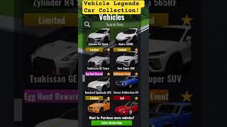 My Car Collection In Vehicle Legends Roblox