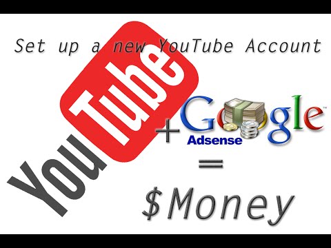 New @Youtube 2015 Account - Setting Up With @Adsense to Monetize Videos