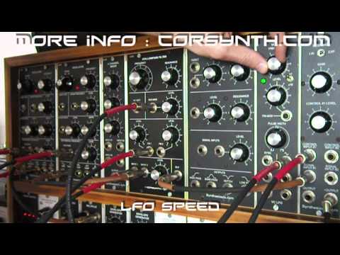 Corsynth C101 filter meets Berlin School  ( Modular Synthesizer )