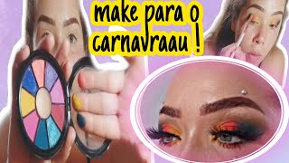 Make Nada Basiquinha Para O Carnaval Maquiagem Para O Carnaval.