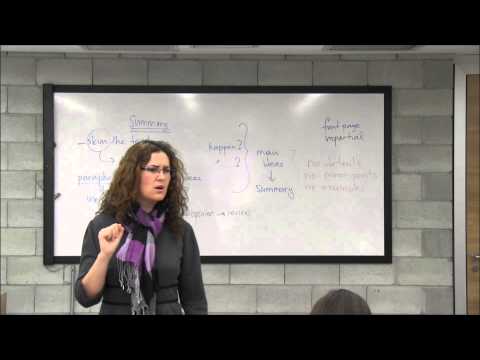 Medipol Üniversitesi İngilizce Ders Videosu, Nurkan Dikmen, How To Write Summaries