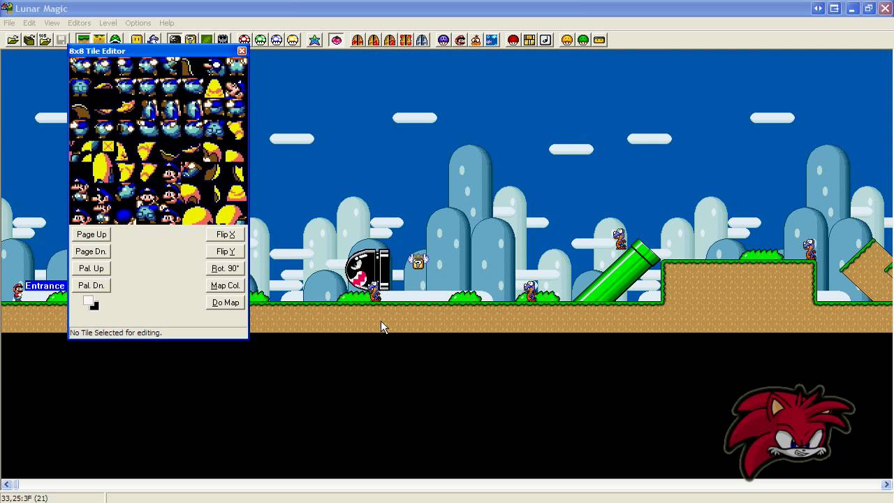 Super Mario World - Lunar Magic - Mario/Sprite/Block Palette Changing
