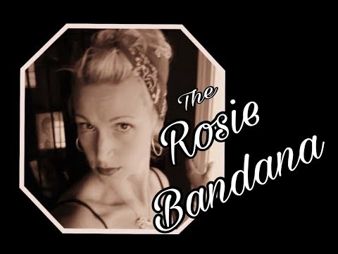 'Rosie' Bandana Rockabilly Pinup Hair. 3:55. 'Rosie the Riveter' bandana look for shorter, finer hair. If you have longer hair, you might want to try Iris'