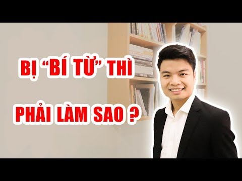 Cách Chữa Bệnh Bị Bí Ngôn Từ Khi Nói Chuyện