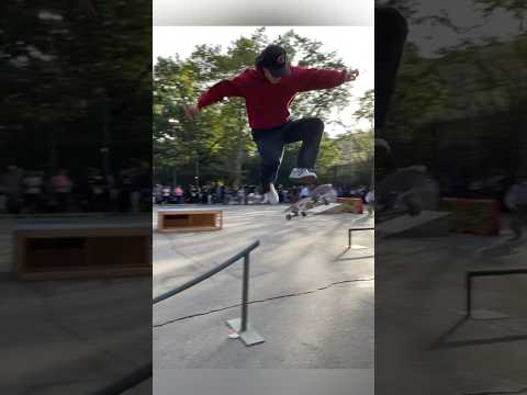 5050 BACKSIDE BIGSPIN OUT AT HOCKEY SLAM - JACOBY GONZALEZ #SHORTS