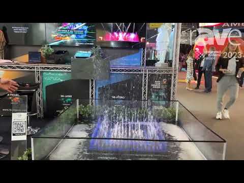ISE 2023: HB-Laserkomponenten Presents 3D HydroMatrix Smart Water Fountain System