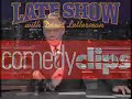 Jack Black doing Late Show Top Ten