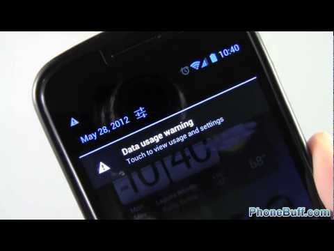 Get Rid Of Data Usage Warning In Notification Bar (for Android)