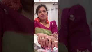 Lavanya Janu Hot Tango Live Premium In Saree Telugu