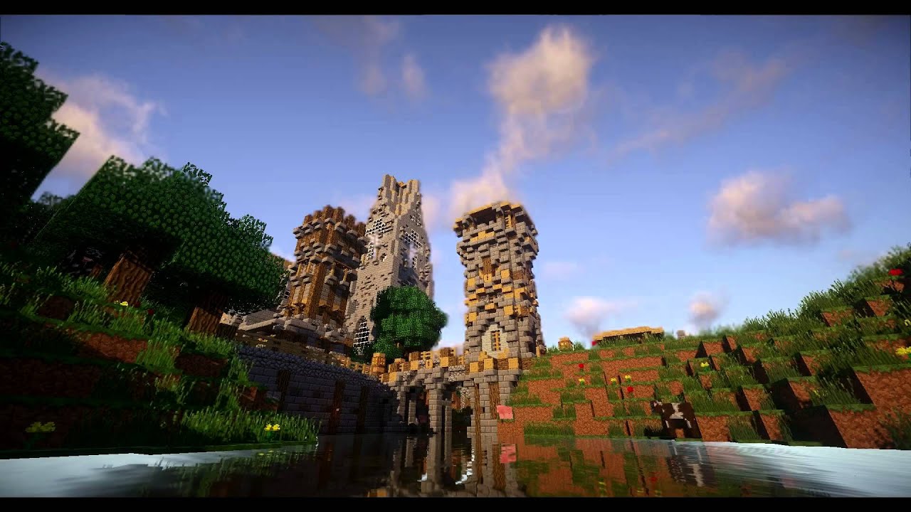 a minecraft day quot cinematic quot with seus shaders w real youtbe banner