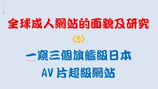 全球成人網站的面貌及研究 5一窺三個旗艦級日本Av片超級網站