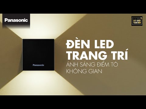 Đèn LED Treo Tường - Đèn LED Trang Trí Panasonic - Ánh Sáng Điểm Tô Không Gian