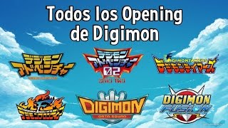 Todos los Opening de Digimon - Latinoamerica (HD)