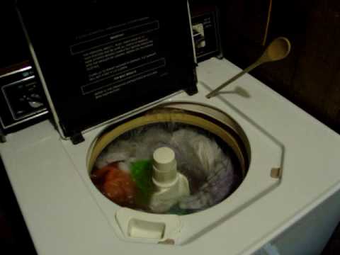 Old Hotpoint washer - YouTube