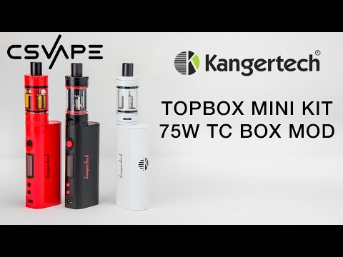 Kangertech Topbox Mini Kit 75W TC Box Mod Product Overview