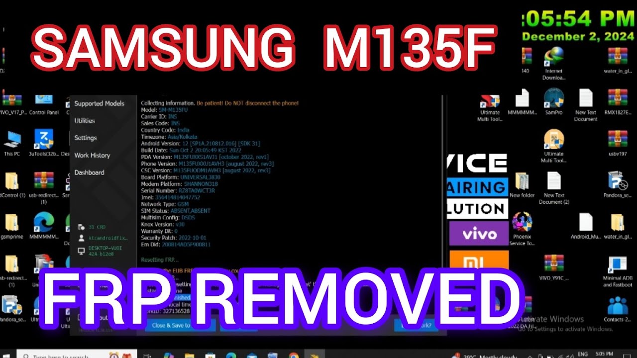 SAMSUNG M13 (SM-M135F) GOOGLE ACCOUNT REMOVE #bypass_frp SAMSUNG M13 (SM-M135F) GOOGLE ACCOUNT REMOVE #bypass_frp