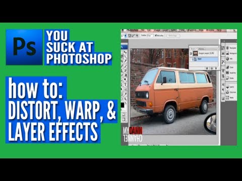 You Suck at Photoshop #1: Distort, Warp, Layer Effects