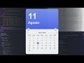 Calendario con HTML y JavaScript