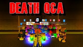 Roblox - Super Power Training Simulator DEATH Q&A ANSWER CORRECT OR...