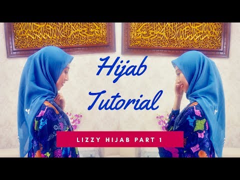 TUTORIAL HIJAB SEGI EMPAT  Part 1 - YouTube