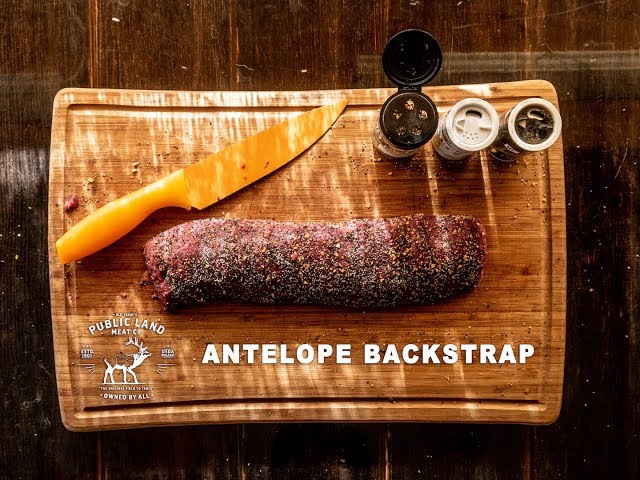 Watch Public Land Meat Co - Antelope Backstrap on YouTube.