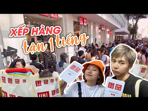 XẾP HÀNG TẬN 1 TIẾNG ! Uniqlo ở Việt Nam có gì hot thế !!!!