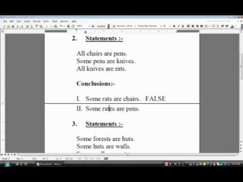 How to solve syllogism question? Part 2