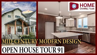 Open House Tour 91 - Mid-Century Modern Design Home at Stafford Place in Warrenville by Airhart