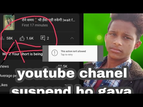My youtube chanel has been suspended My youtube chanel has been suspended