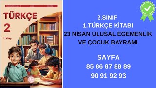 2.Sinif Türkçe Okul Ki̇tabi 85 86 87 88 89 90 91 92 93 2025 - 2026