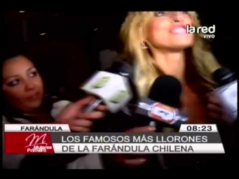 Los famosos más llorones de la farándula chilena