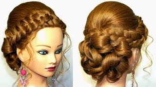 Wedding prom hairstyles for long hair, updo hairstyles