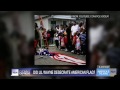 Lil' Wayne steps on flag and into trouble