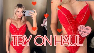 Dressing Room Try-On Haul Valentines`s Day Edition | Mia Sofi