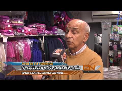 Crisis económica: "En tres cuadras, 14 negocios cerrados" Crisis económica: "En tres cuadras, 14 negocios cerrados"