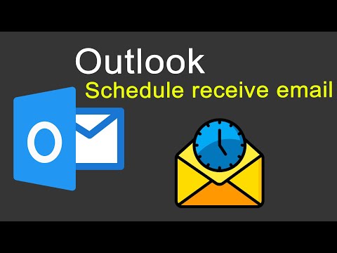 ตั้งเวลารับ email ใน Outlook | Schedule an automatic receive email in Outlook