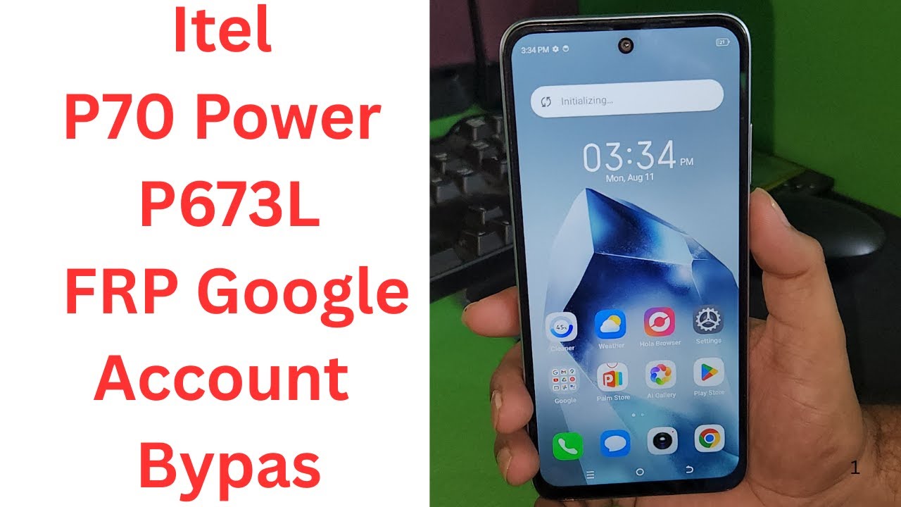 Itel Power P70 P673L FRP Google Account Bypass With Itel Power P70 P673L FRP Google Account Bypass With