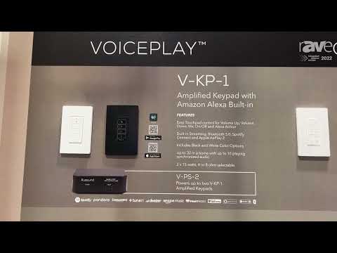 ISE 2022: Russound Showcases Voiceplay V-KP-1 Amplified In-Wall Keypad With Amazon Alexa Built-In