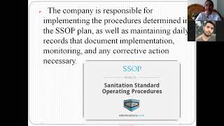 Ssop- Sanitation Standard Operating Procedures
