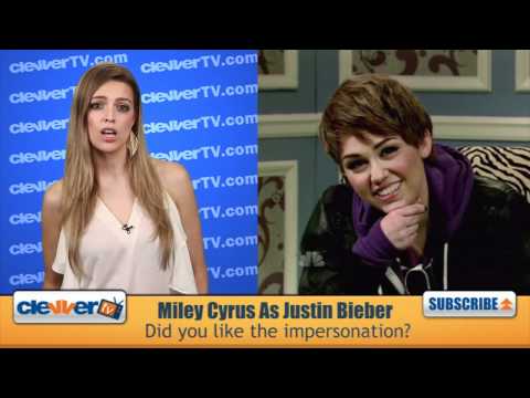 Miley Cyrus Talks Justin Bieber Impersonation