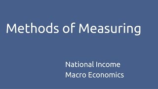 Learn Methods of Measuring NI | National Income | CA CPT | CS & CMA Foundation | Class 11 | Class 12